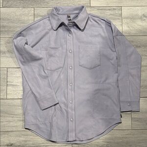 Mondetta Men's Light Gray Casual Button Down Shirt